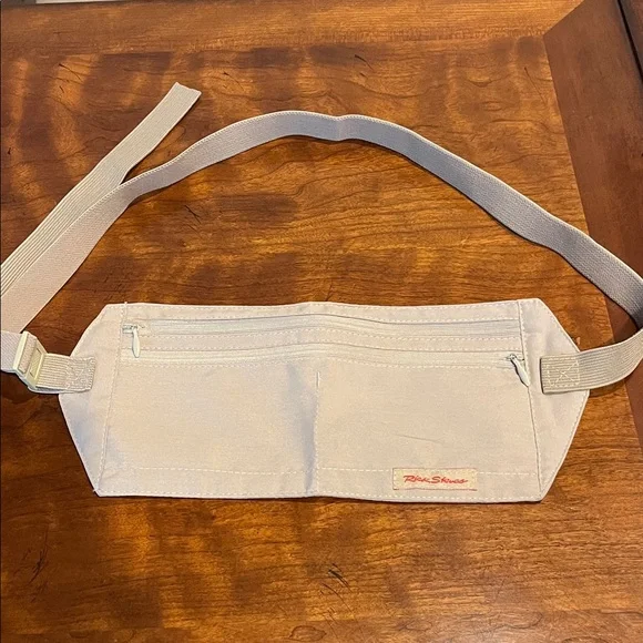 Rick Steves Beige Waist Travel Belt Pouch with Adjustable Strap NWOT - Picture 1 of 7
